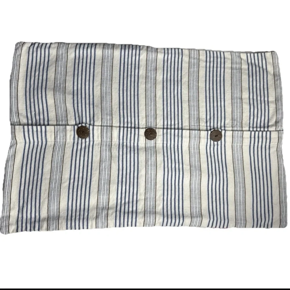 Ikea AKERNEJLIKA Lumbar Pillow Cover Embroidered Off-White Blue Pink Cottagecore